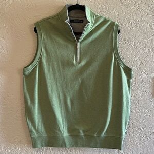 Carnoustie Men’s sweater vest with 1/4 zip Size L